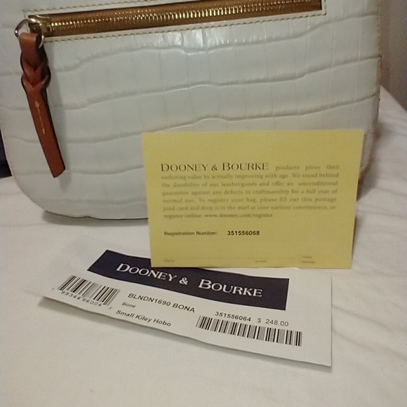 Sold**Dooney & Bourke Landon Small Kiley Leather Hobo - Picture 6 of 16